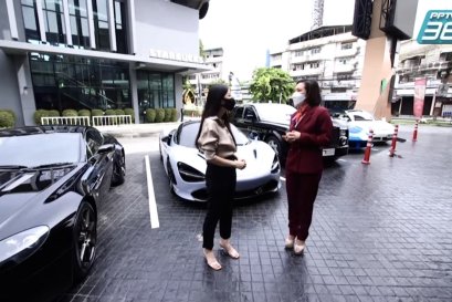 CEO แพร BANGKOK SUPERCAR ขนรถหรูมูลค่ารวมกว่า 100ล้านบาท ให้สัมภาษณ์ในรายการ ธุรกิจคิดนอกกรอบ ช่อง PPTV HD 36